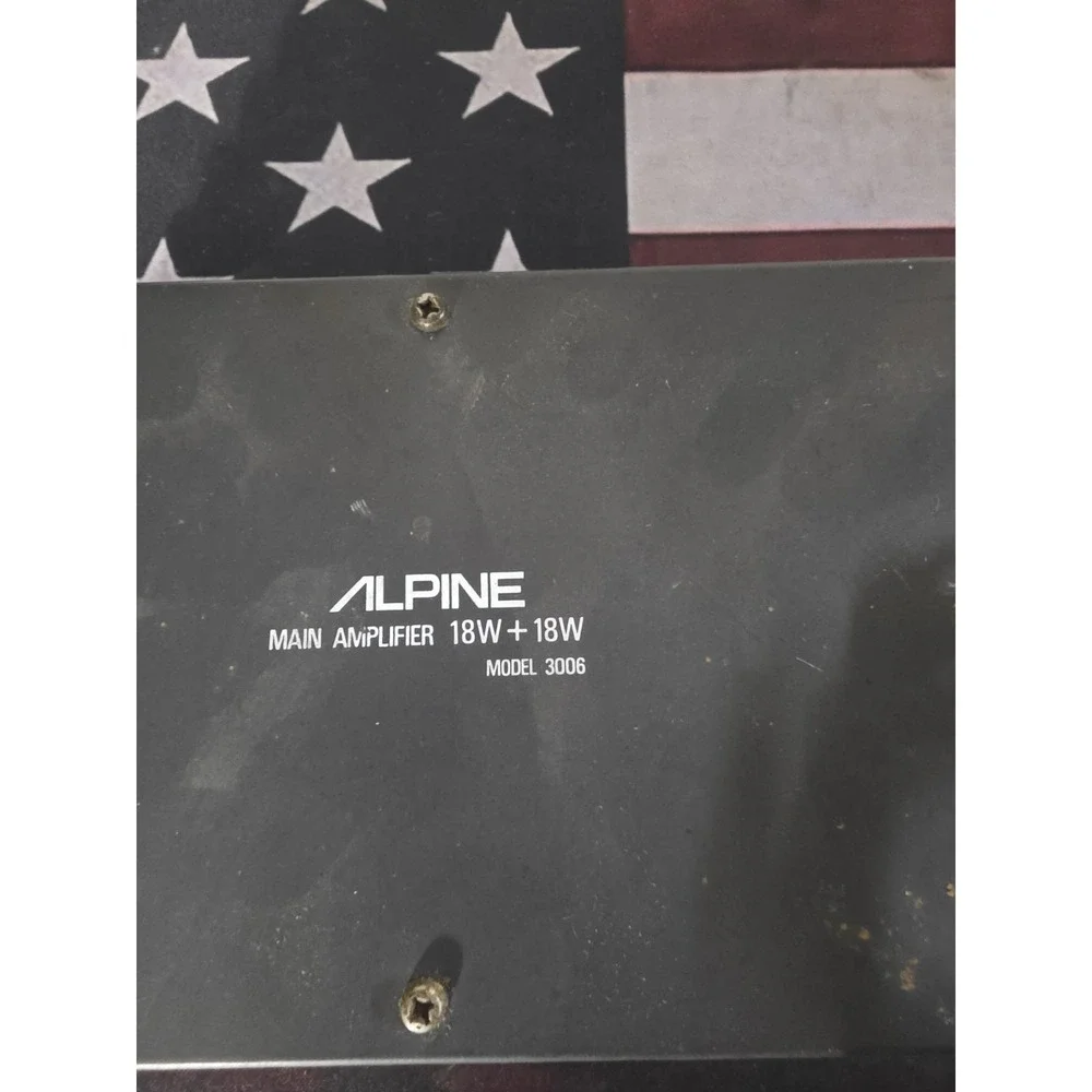 Vintage Alpine Main Amplifer Model 3006 UNTESTED UNSURE IF IT WORKS - Picture 2 of 4